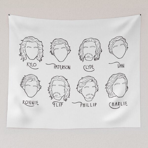 Item preview, Adam Driver Character Sketches designed and sold by simplyssketches.