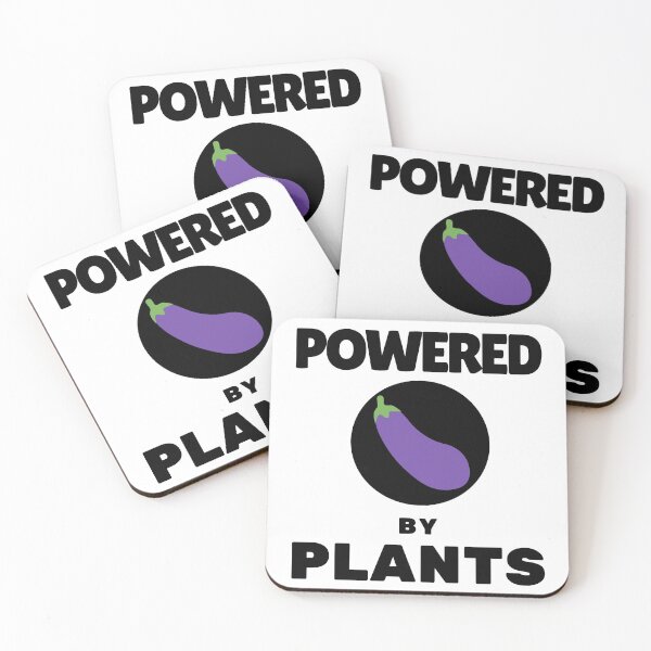 Item preview, Powered by Egg Plant Vegan Plant Powered Athlete  designed and sold by Varerising.