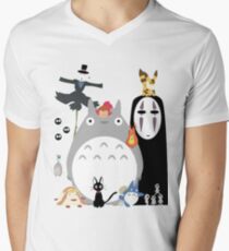 totoro Men's V-Neck T-Shirt