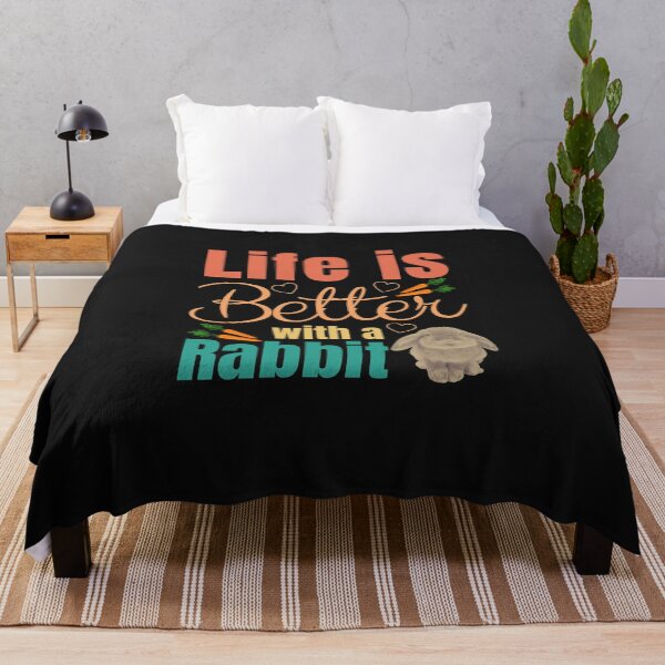 Item preview, Life is Better with a Rabbit designed and sold by MusberriDesigns.