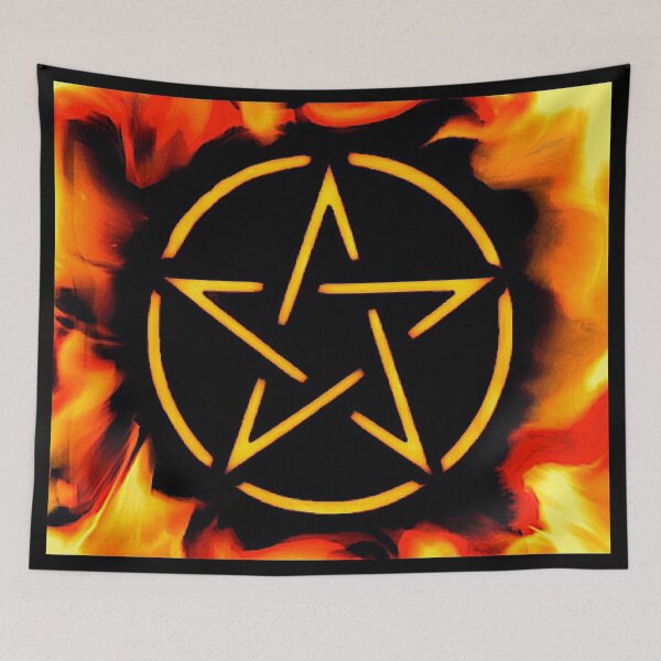 Item preview, Pentagram Within The Fire designed and sold by Mark Jesus-Allen.