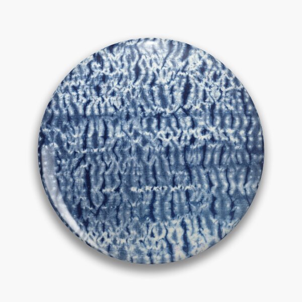 Item preview, Indigo Shibori Textile Art -Japanese Tie Dye Print designed and sold by Michelebuttons.