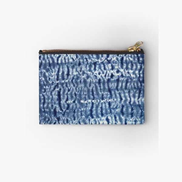 Item preview, Indigo Shibori Textile Art -Japanese Tie Dye Print designed and sold by Michelebuttons.