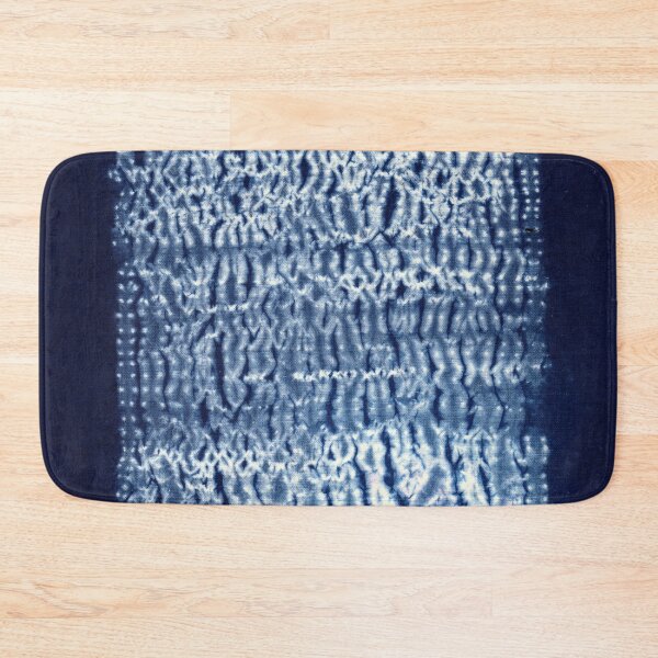 Item preview, Indigo Shibori Textile Art -Japanese Tie Dye Print designed and sold by Michelebuttons.