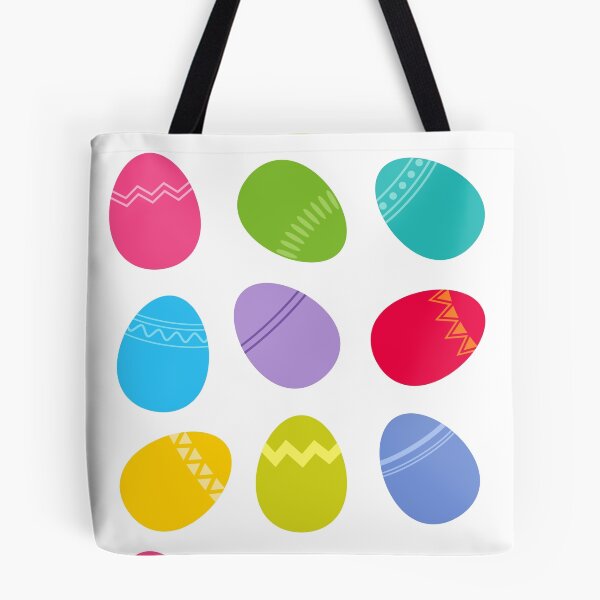 Item preview, Painted Easter eggs with a colorful pattern designed and sold by mirllustration.