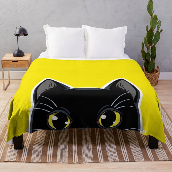 Item preview, Cute Black Cat Peeking designed and sold by nameonshirt.