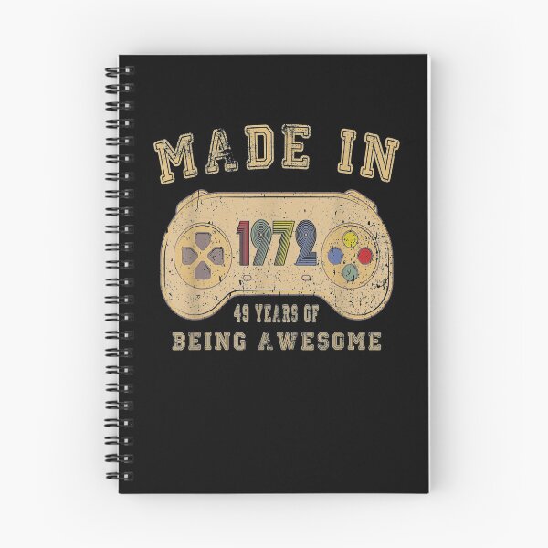 Item preview, Vintage Made In 1972 Video Game 49th Birthday Funny Gifts designed and sold by ninapfvu.