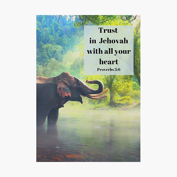 Item preview, Trust in Jehovah with all your heart designed and sold by kuvastudio.