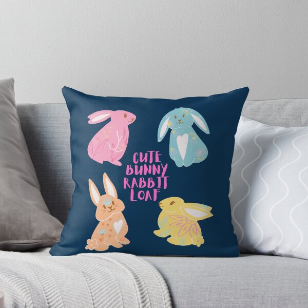 Item preview, Cute Bunny Rabbit Loaf designed and sold by Joy Poddar.