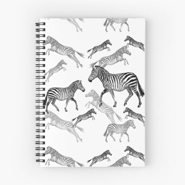 Item preview, Leaping Zebras - White background designed and sold by Linda Sholberg.