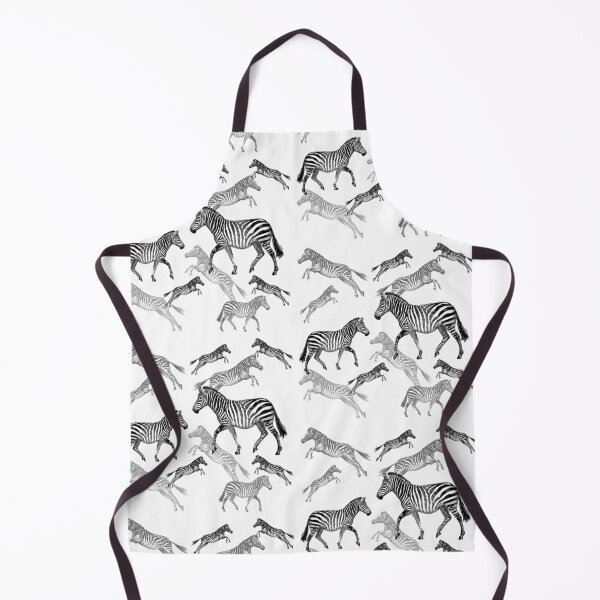 Item preview, Leaping Zebras - White background designed and sold by Linda Sholberg.
