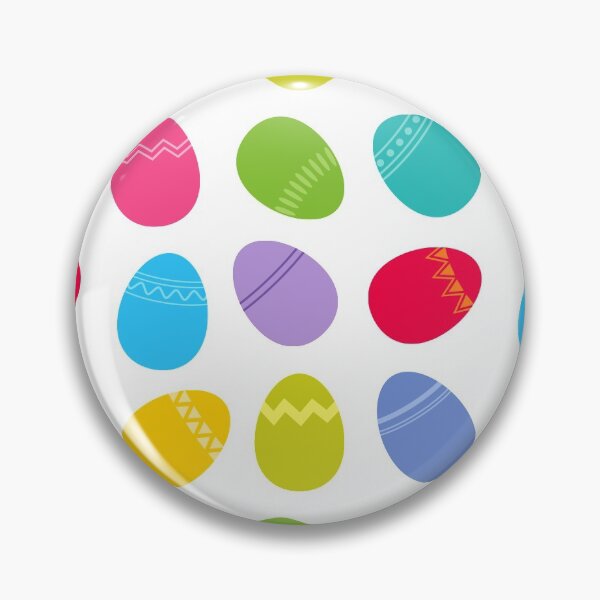 Item preview, Painted Easter eggs with a colorful pattern designed and sold by mirllustration.