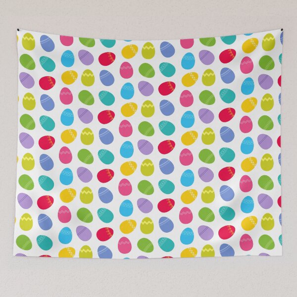 Item preview, Painted Easter eggs with a colorful pattern designed and sold by mirllustration.