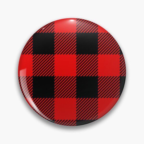 Item preview, Red Black Large Buffalo Plaid Gingham Print All Over designed and sold by Feeling Artsy.