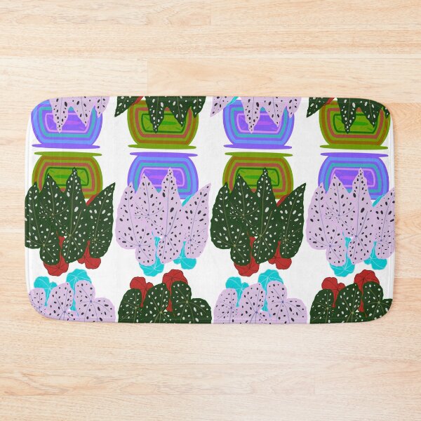 Item preview, Begonia Houseplant Bright Print designed and sold by VibrantByNature.