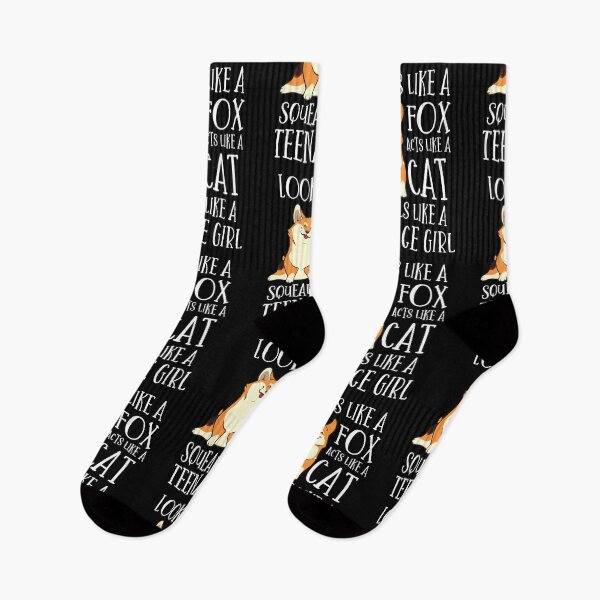 Item preview, Looks Like a Fox acts like a cat squeals like a teenage girl designed and sold by FashionFuture.