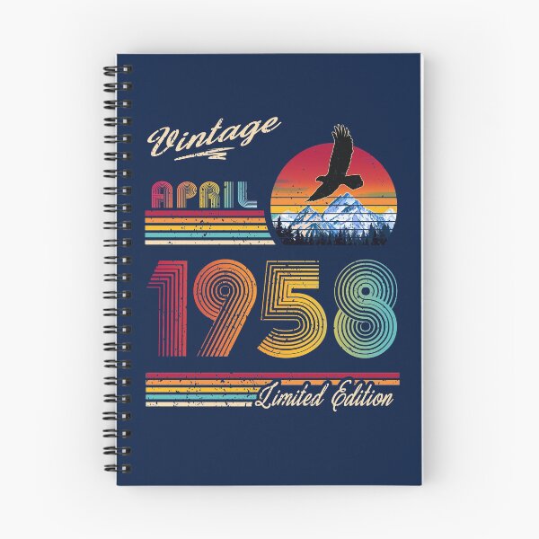 Item preview, April 1958 Birthday designed and sold by GreenSplash.