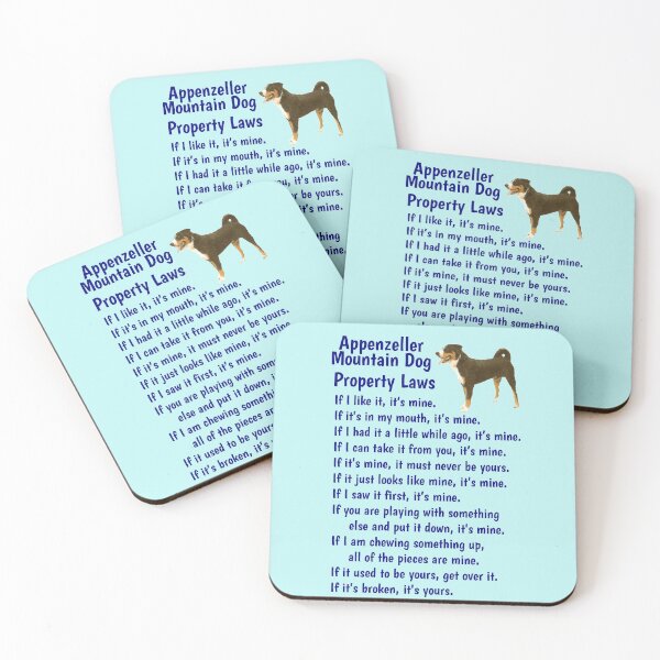 Item preview, Appenzeller Mountain Dog - property laws  designed and sold by thepetcellar.
