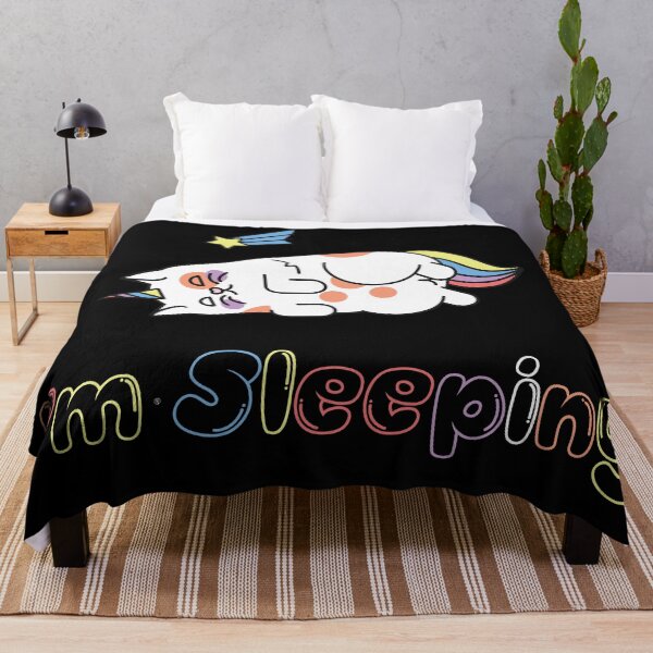 Item preview, I'm Sleeping Cat Sleeping Funny Unicorn Cat Lover T-Shirt designed and sold by nasimaakter.