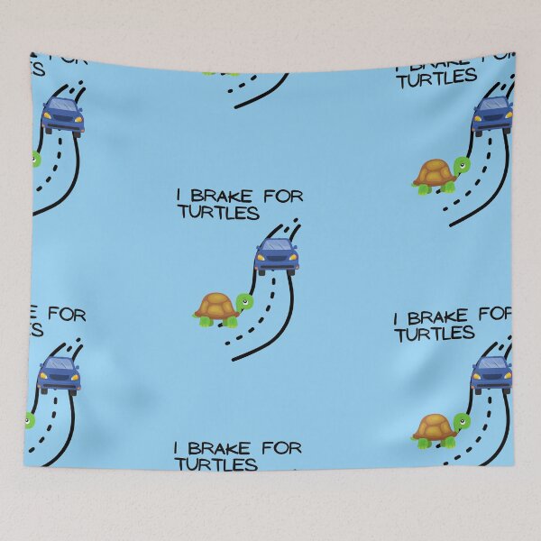 Item preview, I Brake For Turtles designed and sold by SportyDogShop.