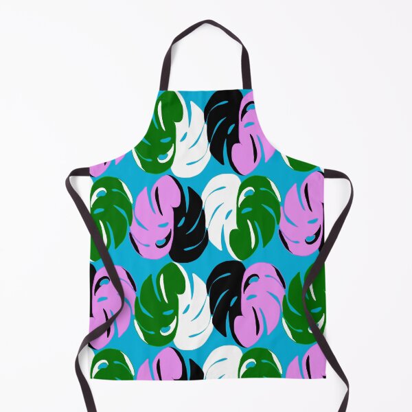 Item preview, Monstera Albo Bright Pattern Print designed and sold by VibrantByNature.