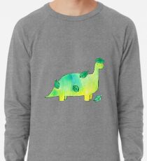 Blatt Dinosaurier Aquarell Leichter Pullover