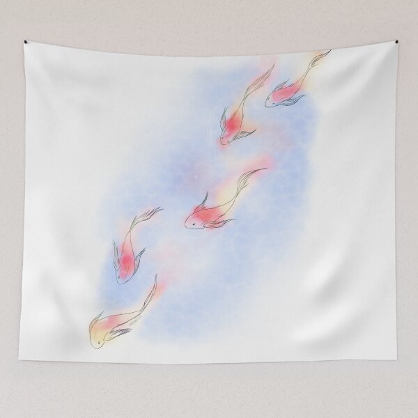 Item preview, Kois swimming designed and sold by Zanrio.