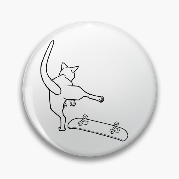 Item preview, Kickflip Meow designed and sold by Samira Gisiger.