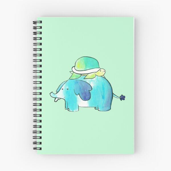 Item preview, Turtle and Elephant Watercolor designed and sold by SaradaBoru.