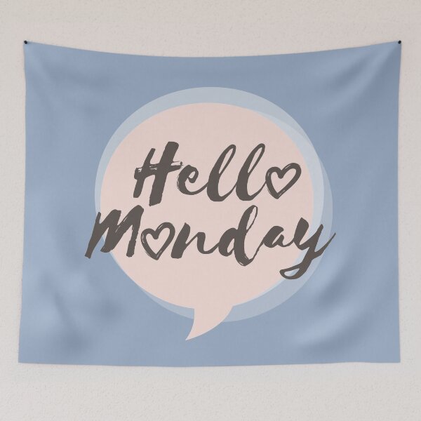 Item preview, Hello Monday Text Bubble designed and sold by WisdomInspired.