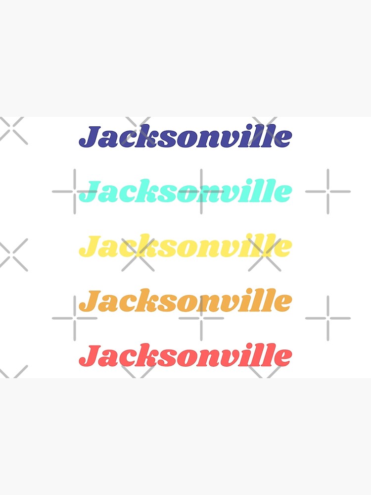 "Jacksonville Florida Pastel Pack" Poster by Taumaturgo Redbubble