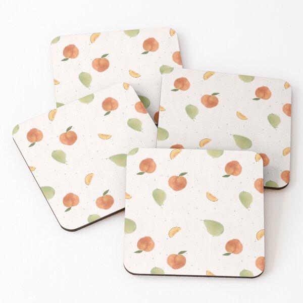 Item preview, Peach and Pear Pattern designed and sold by Gallerisa.