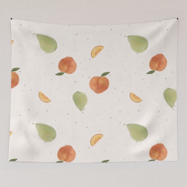 Item preview, Peach and Pear Pattern designed and sold by Gallerisa.