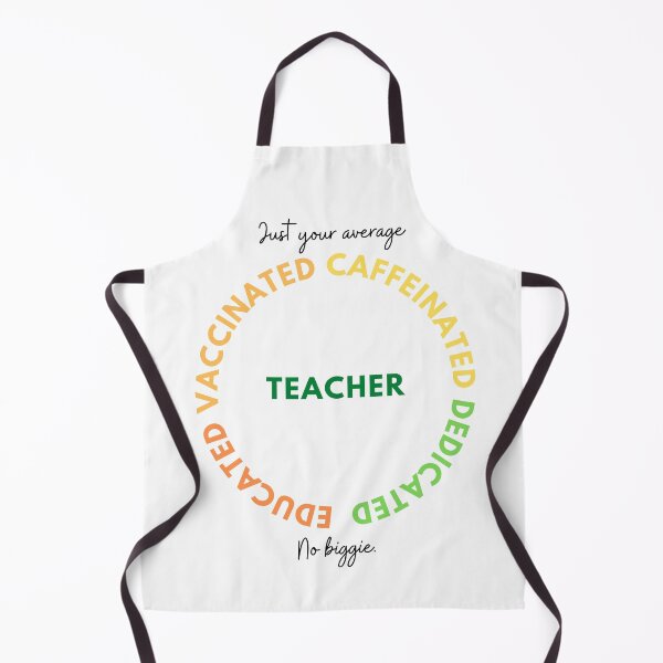 Item preview, Educated, Vaccinated, Caffeinated, Dedicated, Teacher - best teacher gift designed and sold by HBThoughts.