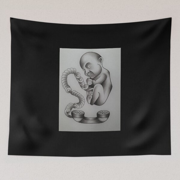 Item preview, Phone Fetus Tattoo designed and sold by Fryderyk  Neymann.