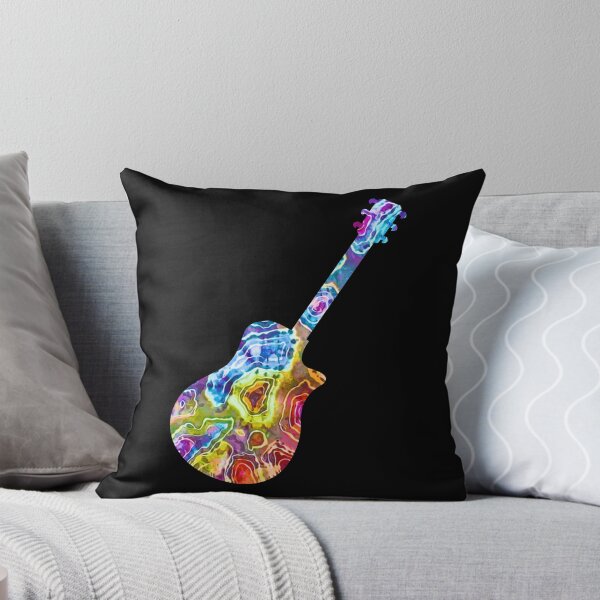 Item preview, Rainbow Pebble Tie Dye Dreadnought Acoustic Guitar designed and sold by ILoveTieDye.