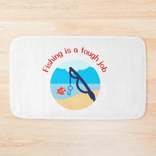 Item preview, Fishing Is A Tough Job designed and sold by SportyDogShop.