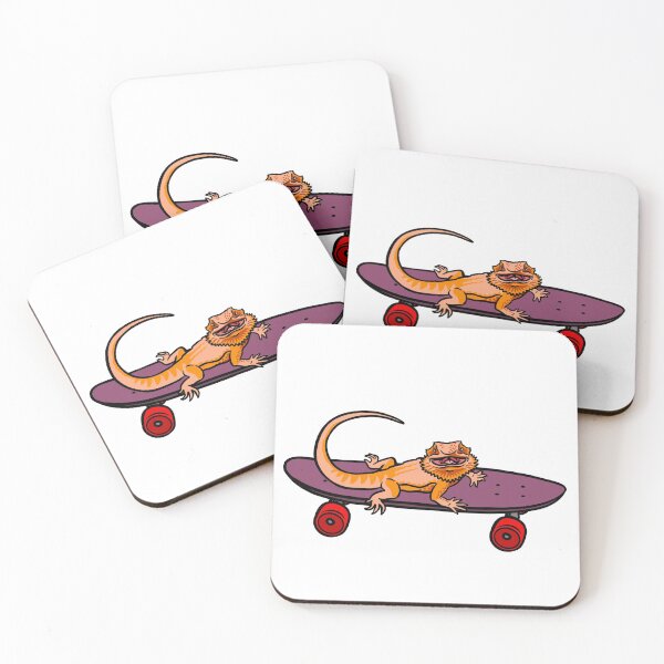 Item preview, Bearded Dragon riding a Skateboard designed and sold by Loui LeJeune.