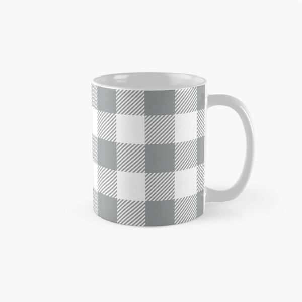 Item preview, Gray White Large Buffalo Plaid Gingham Print All Over designed and sold by Feeling Artsy.