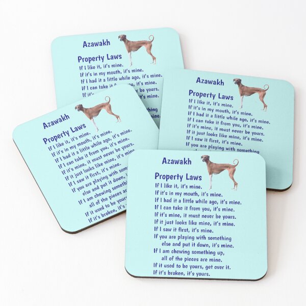 Item preview, Azawakh - property laws  designed and sold by thepetcellar.