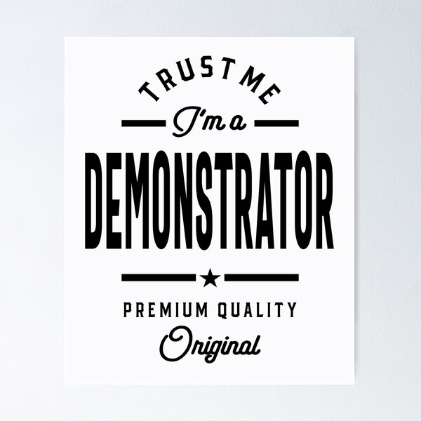 Item preview, Demonstrator Gift Funny Job Title Profession Birthday Idea designed and sold by cidolopez.