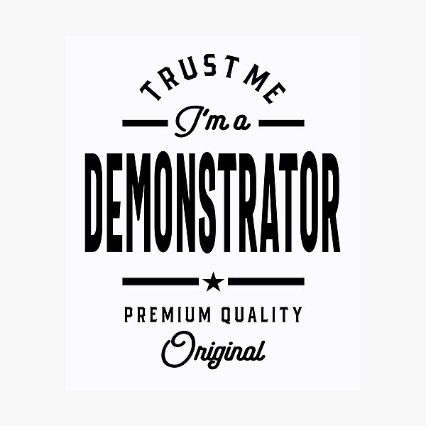Item preview, Demonstrator Gift Funny Job Title Profession Birthday Idea designed and sold by cidolopez.