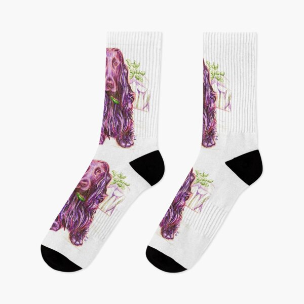 Item preview, Purple Spaniel Outside designed and sold by MeganWhiteArt.