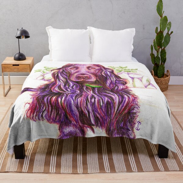 Item preview, Purple Spaniel Outside designed and sold by MeganWhiteArt.