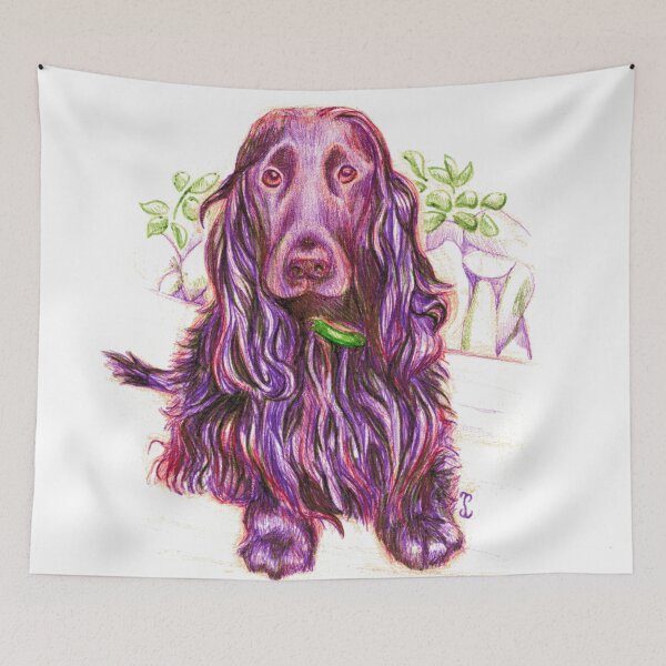 Item preview, Purple Spaniel Outside designed and sold by MeganWhiteArt.