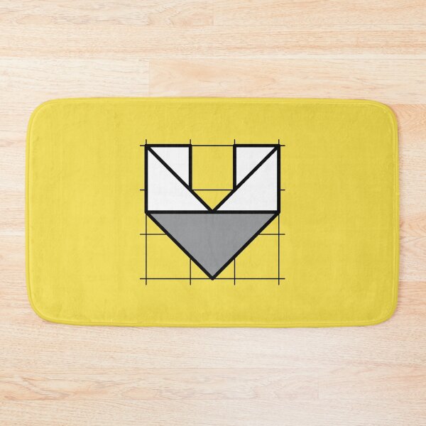 Item preview, V // Perfectionist Alphabet (Pantone Illuminating + Ultimate Gray) designed and sold by fumauk.