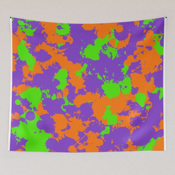 Item preview, 90s Kid Green, Purple and Orange Slime Splatter designed and sold by BigTexFunkadelic.