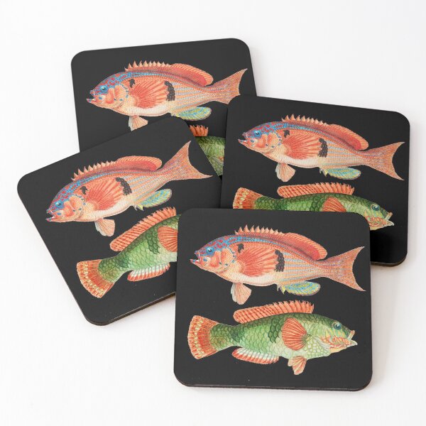 Item preview, Colorful Antique Fish Botanical Vintage Aquatic Animal Illustration designed and sold by No AI Classic Vintage Art.