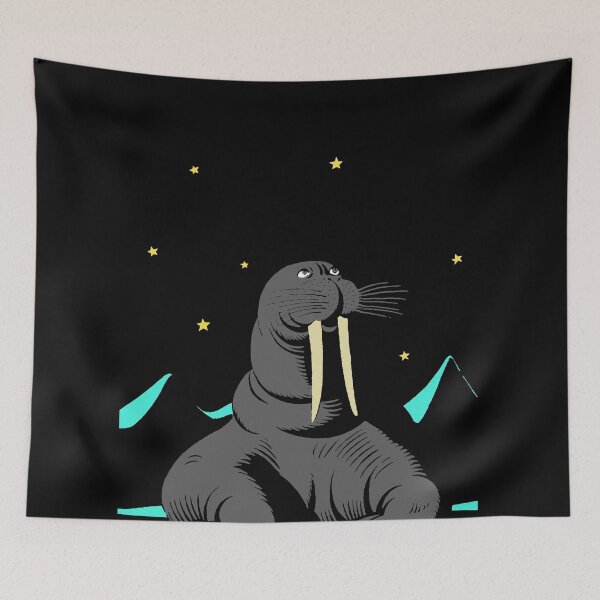 Item preview, Walrus and starry night 2 designed and sold by OroboroCustom.