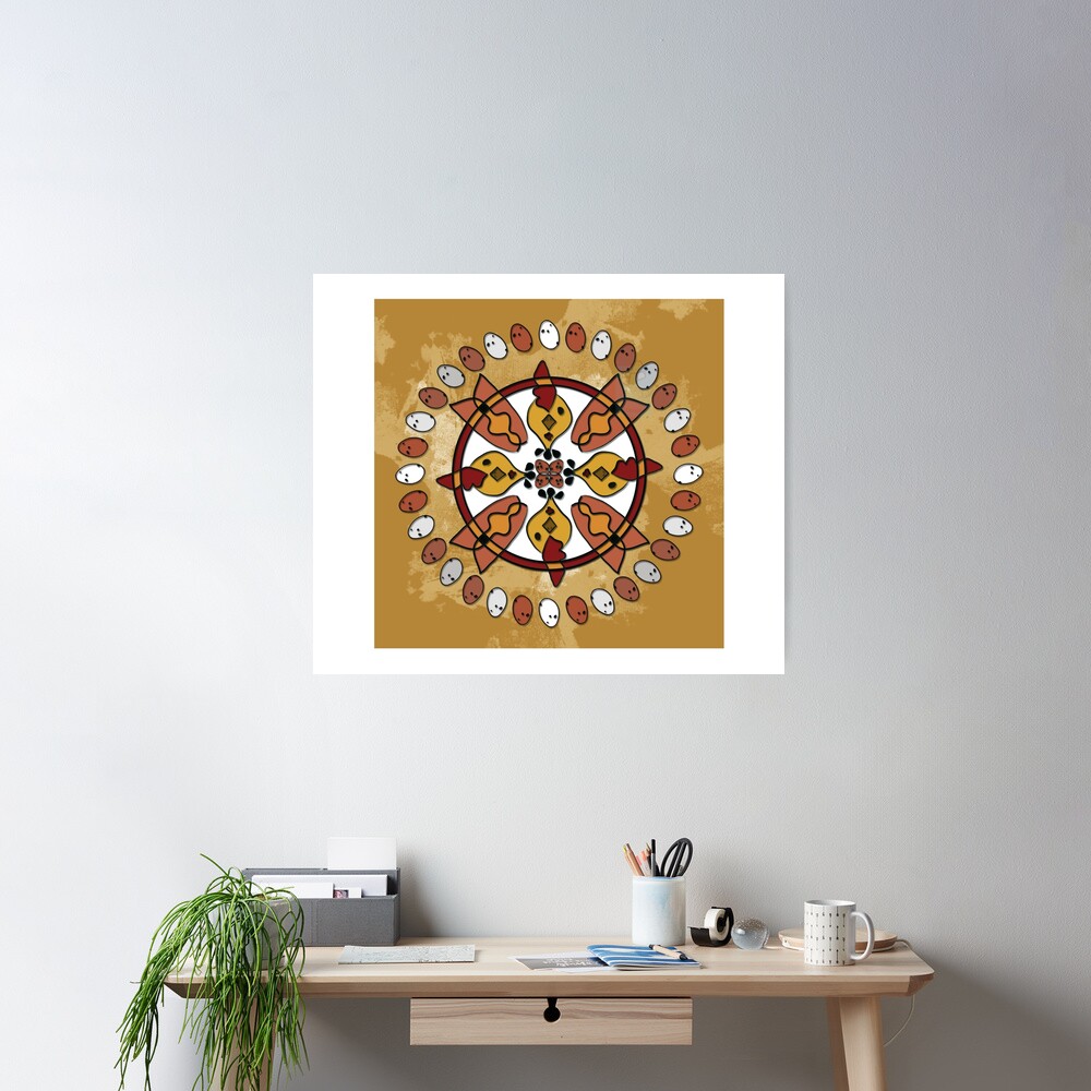 Cópopó Kaleidoscope Art Poster
